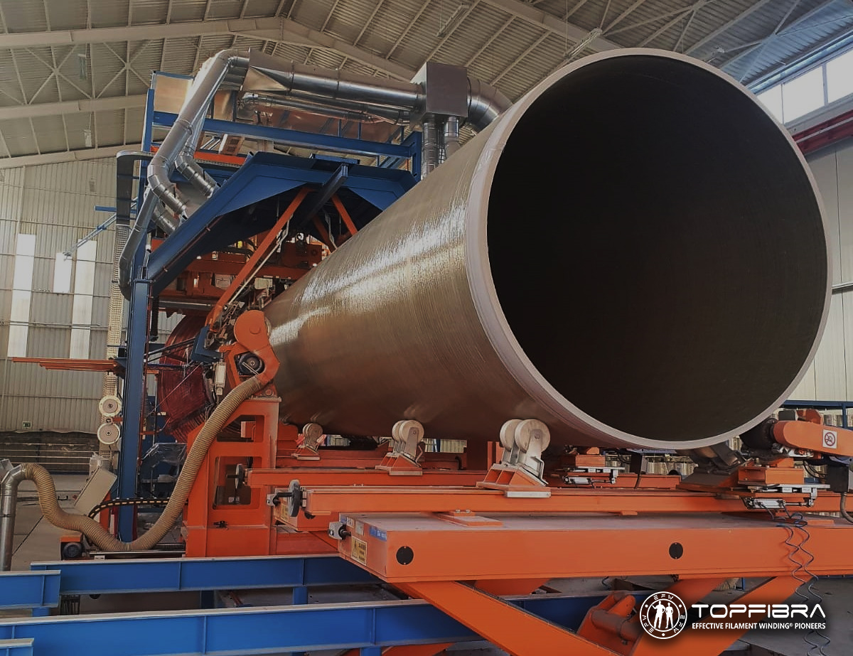 GRP pipe production