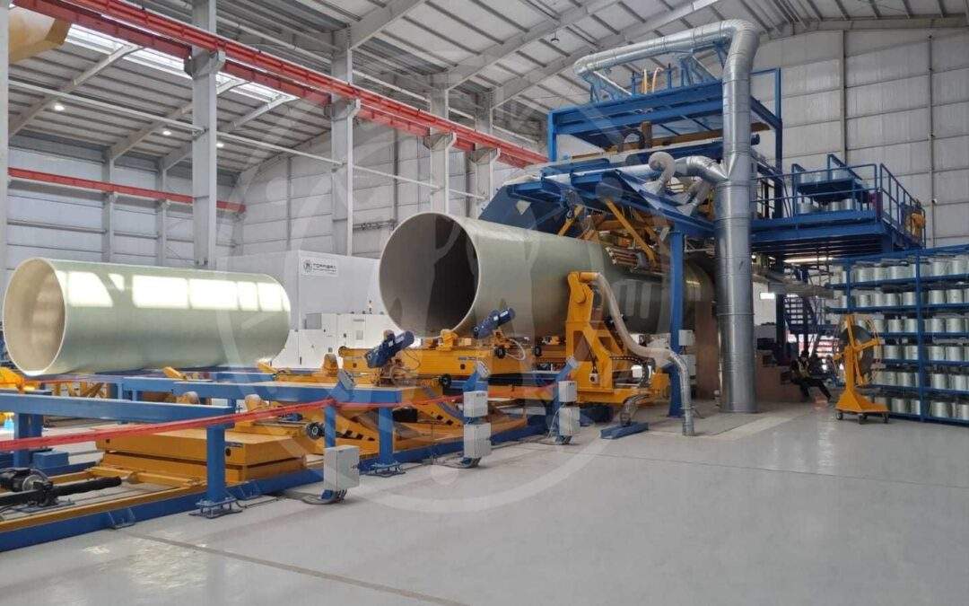 100% Turnkey service for GRP pipe production with our EFW® Technology